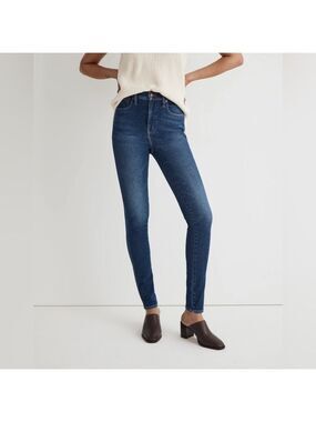 Madewell Women’s 10” High Rise Skinny Jeans Dark Wash Denim Size 27